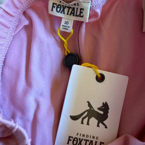 Finding Foxtale Girls NWT Size 10 Cute As A Button Leggings - Picture 3 of 4